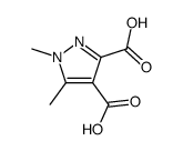 1,5-二甲基-1H-吡唑-3,4-二羧酸 结构式