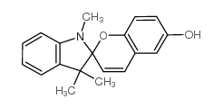 1',3',3'-三甲基-6-羟基螺(2H-1-苯并吡喃-2,2'-吲哚啉) 结构式