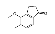 4-甲氧基-5-甲基-2,3-二氢-1H-茚-1-酮 结构式