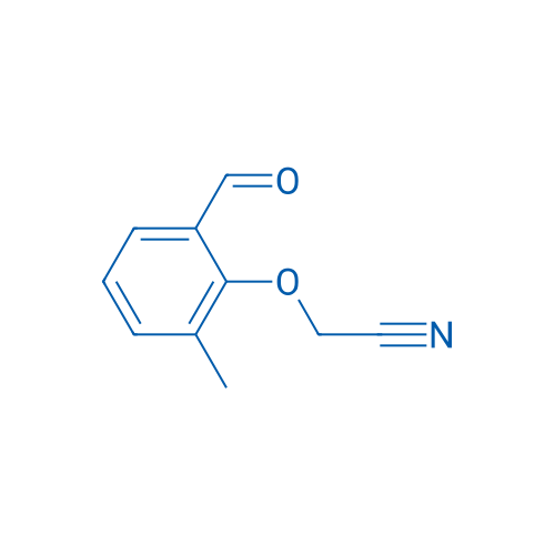 Acetonitrile, (2-formyl-6-methylphenoxy)- (9CI) 结构式