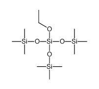 3-乙氧基-1,1,1,5,5,5-六甲基-3-(三甲基硅氧基)三硅氧烷 结构式