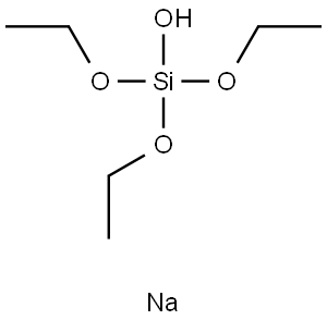 硅酸(H4SiO4)三乙酯钠盐(1:1) 结构式