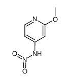 2-甲氧基-N-硝基-4-吡啶胺 结构式