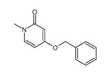 1-甲基-4-(苄氧基)-2-吡啶酮 结构式