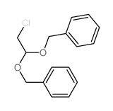 Benzene, 1,1'-[(2-chloroethylidene)bis(oxymethylene)]bis- 结构式