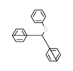 Benzene,1,1'-[(phenylthio)methylene]bis- 结构式