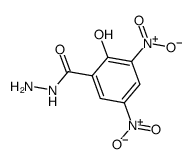3,5-二硝基水杨酰肼 结构式