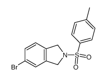 5-溴-2-(对甲苯磺酰基)异吲哚啉 结构式
