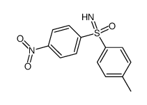 S-(4-甲基苯基)-S-(4-硝基苯基)-磺肟 结构式