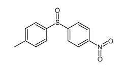 1-甲基-4-[(4-硝基苯基)亚磺酰基]苯 结构式