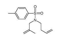 Benzenesulfonamide, N-3-butenyl-4-methyl-N-(2-methyl-2-propenyl)- 结构式