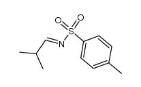 Benzenesulfonamide, 4-methyl-N-(2-methylpropylidene)- 结构式