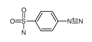 4-氨磺酰基苯重氮阳离子 结构式