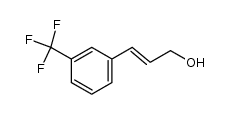 (E)-3-(3-三氟甲基苯基)-2-丙烯-1-醇 结构式