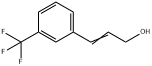 3-[3-(三氟甲基)苯基]丙-2-烯-1-醇 结构式