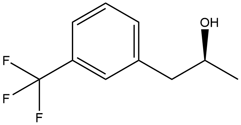 Benzeneethanol, a-methyl-3-(trifluoromethyl)-, (aS)- 结构式