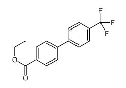 4-(4-三氟甲基苯基)苯甲酸乙酯 结构式