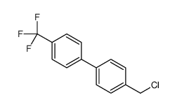 4-(4-三氟甲基苯基)苄氯 结构式