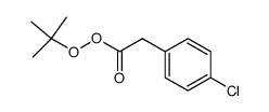 4-氯过氧苯乙酸叔丁酯 结构式