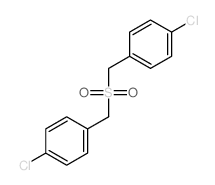 Benzene, 1,1'-[sulfonylbis(methylene)]bis[4-chloro- 结构式