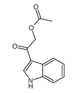 [2-(1H-indol-3-yl)-2-oxoethyl] acetate 结构式