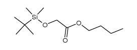 Acetic acid, 2-[[(1,1-dimethylethyl)dimethylsilyl]oxy]-, butyl ester 结构式
