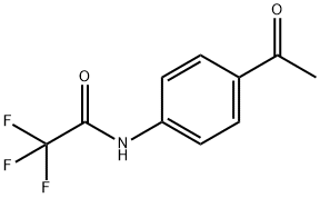 4'-乙酰基-2,2,2-三氟乙酰苯胺 结构式