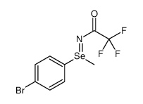 Acetamide, N-[(4-bromophenyl)methyl-λ4-selanylidene]-2,2,2-trifluoro- 结构式