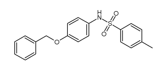4-甲基-N-[4-(苄氧基)苯基]苯磺酰胺 结构式