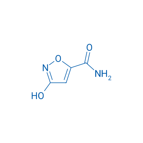 3-羟基异噁唑-5-甲酰胺 结构式
