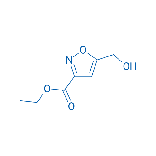 5-羟甲基异噁唑-3-甲酸乙酯 结构式