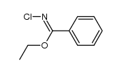 Benzenecarboximidic acid, N-chloro-, ethyl ester 结构式