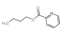 2-吡啶甲酸正丁酯 结构式