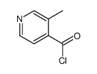 3-甲基-4-吡啶甲酰氯 结构式