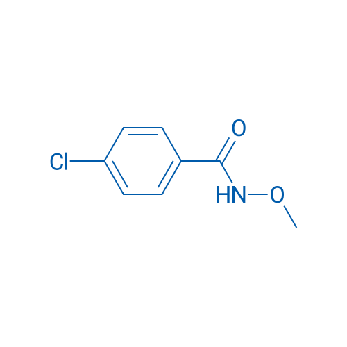 4-Chloro-N-methoxybenzamide 结构式