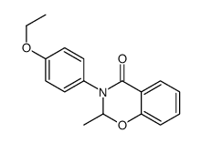 3-(4-Ethoxyphenyl)-2-methyl-2H-1,3-benzoxazin-4(3H)-one 结构式