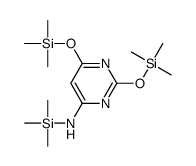 N-(Trimethylsilyl)-2,6-bis((trimethylsilyl)oxy)pyrimidin-4-amine 结构式