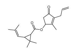 丙烯除虫菊酯 结构式