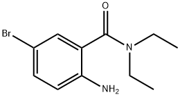 2-氨基-5-溴-N,N-二乙基苯甲酰胺 结构式