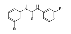 1,3-双(3-溴苯基)硫脲 结构式