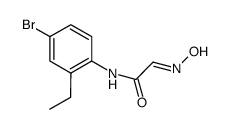 Acetamide, N-(4-bromo-2-ethylphenyl)-2-(hydroxyimino)- 结构式