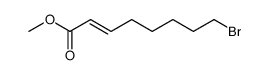 2-Octenoic acid, 8-bromo-, methyl ester, (2E)- 结构式