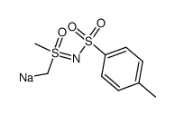 S,S-二甲基-N-[(4-甲基苯基)磺酰基]亚砜亚胺根合钠 结构式