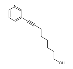 8-(3-吡啶基)-7-辛炔-1-醇 结构式