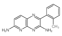 2-(2-甲基苯基)吡啶并[2,3-b]吡嗪-3,6-二胺 结构式