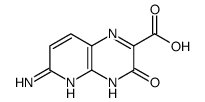 6-氨基-3-羟基-吡啶并[2,3-b]吡嗪-2-羧酸 结构式
