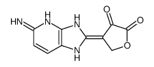 2(5H)-Furanone, 4-(5-amino-3H-imidazo[4,5-b]pyridin-2-yl)-3-hydroxy- 结构式