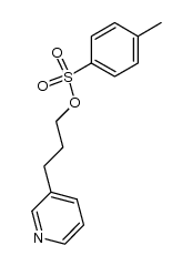 3-(吡啶-3-基)丙基对甲苯磺酸酯 结构式