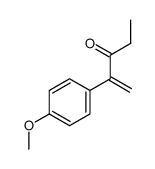 2-(4-甲氧基苯基)-1-戊烯-3-酮 结构式