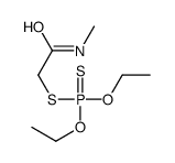 O,O-二乙基 S-[2-(甲氨基)-2-氧代乙基]二硫代磷酸酯 结构式